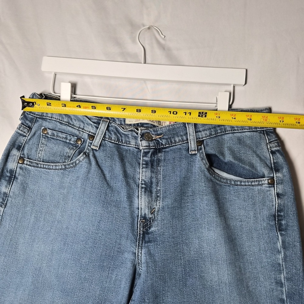Vintage Levi's 515 Nouveau Bootcut Womens Dark Wash Jeans Size 12 Large‎ - Picture 5 of 16